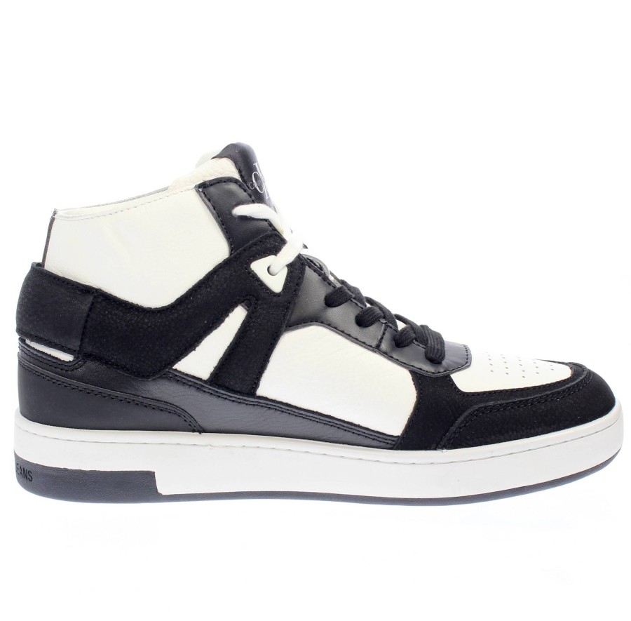 Uomo CALVIN KLEIN JEANS Sneakers | Basket Cupsole Mid - Sneakers Alte In Pelle