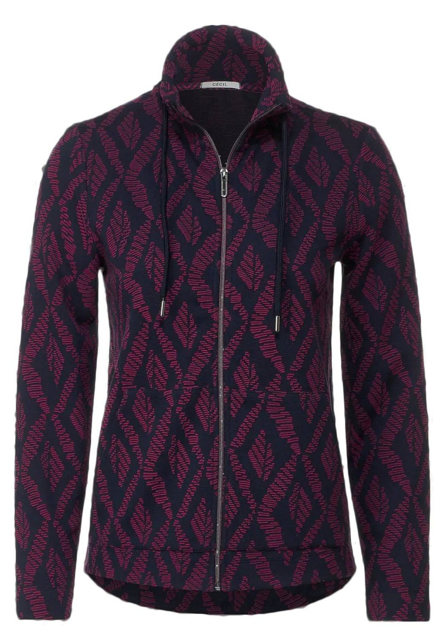 Donna CECIL Giacche E Blazer | Jacket - Giacca Jacquard Full Zip