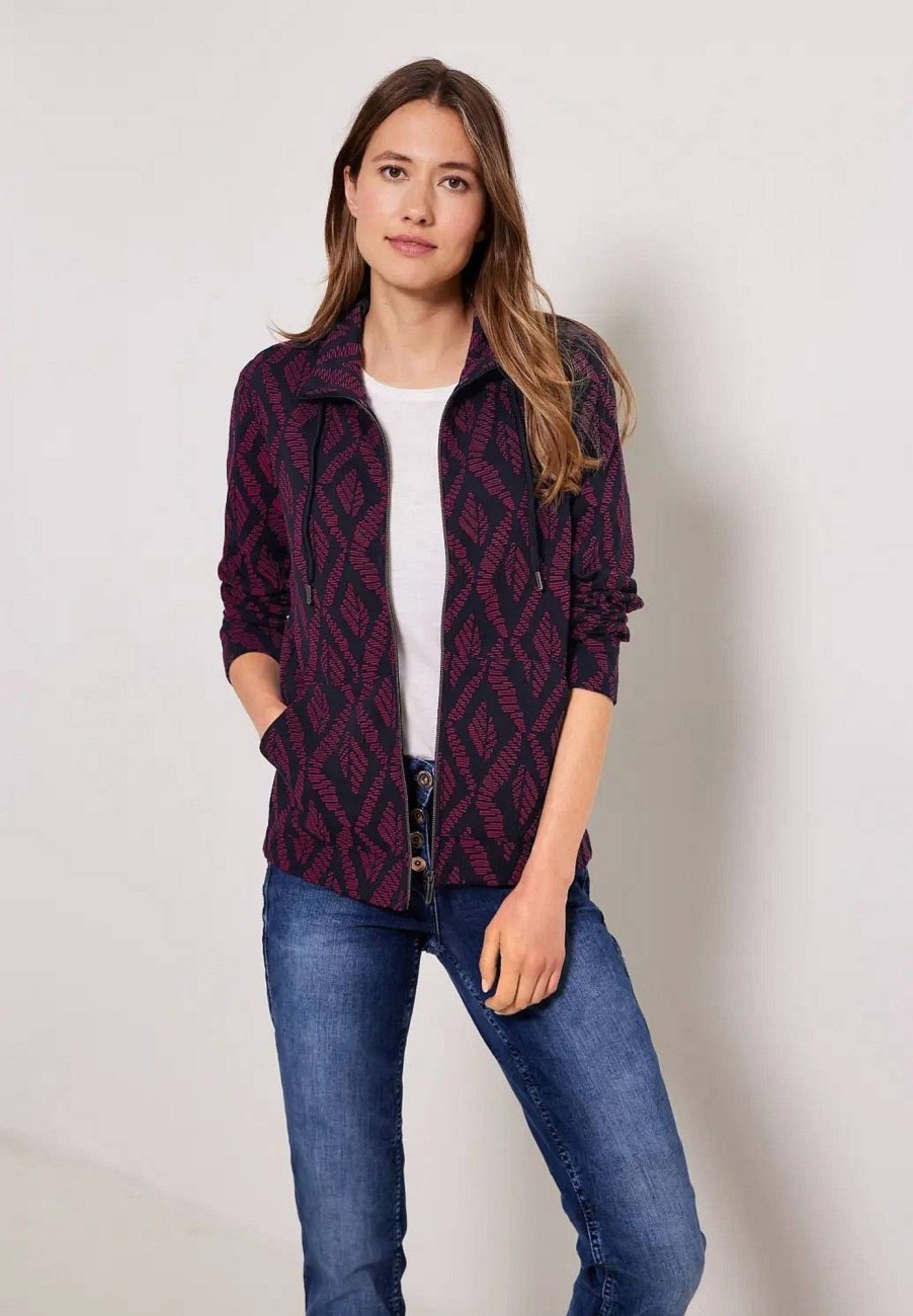 Donna CECIL Giacche E Blazer | Jacket - Giacca Jacquard Full Zip