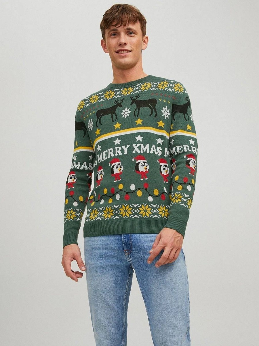 Uomo JACK & JONES Maglieria | Christmas Knit - Pullover Natalizio