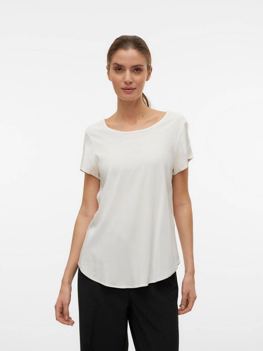 Donna VERO MODA T-Shirts | Bella Ss Top - T-Shirt Maniche Corte