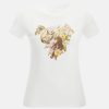 Donna GUESS T-Shirts | Tee Hibiscus Logo R4 - T-Shirt Logo Floreale