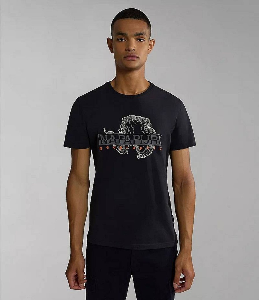 Uomo NAPAPIJRI T-Shirts | S-Iceberg - T-Shirt A Manica Corta