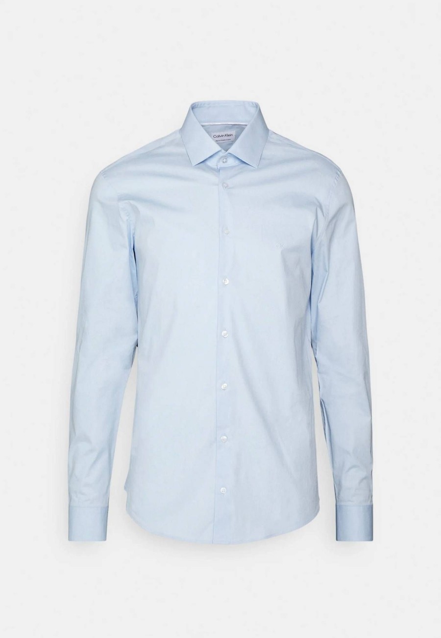 Uomo CALVIN KLEIN MENSWEAR Camicie | Poplin Stretch Slim Shirt - Camicia