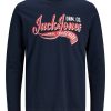 Uomo JACK & JONES T-Shirts | Logo Tee Ls O Neck - T-Shirt A Manica Lunga