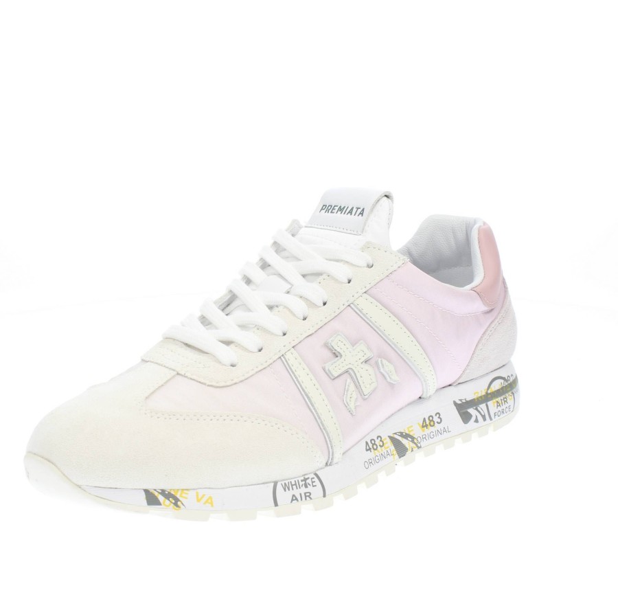 Donna PREMIATA Sneakers | Lucy - Sneakers Basse In Suede E Nylon