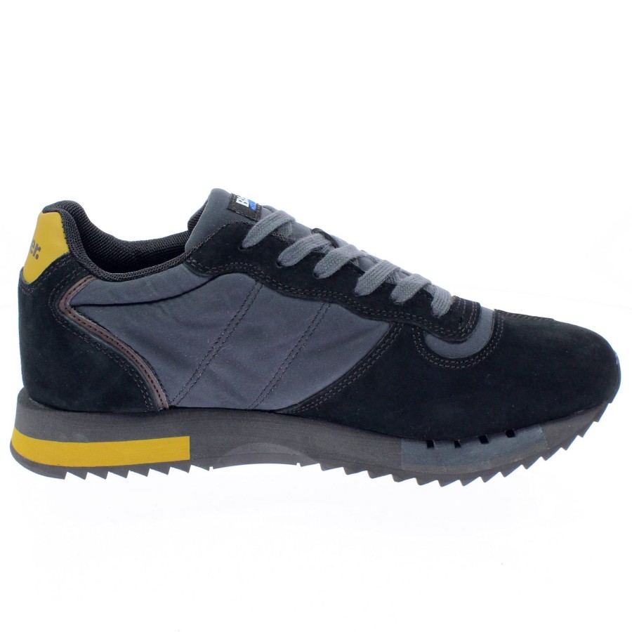 Uomo BLAUER Sneakers | Queens - Sneakers Basse In Suede