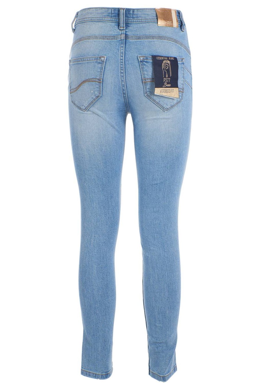 Donna YES ZEE Denim Jeans | Jeggings 5 Tasche Push Up Fit