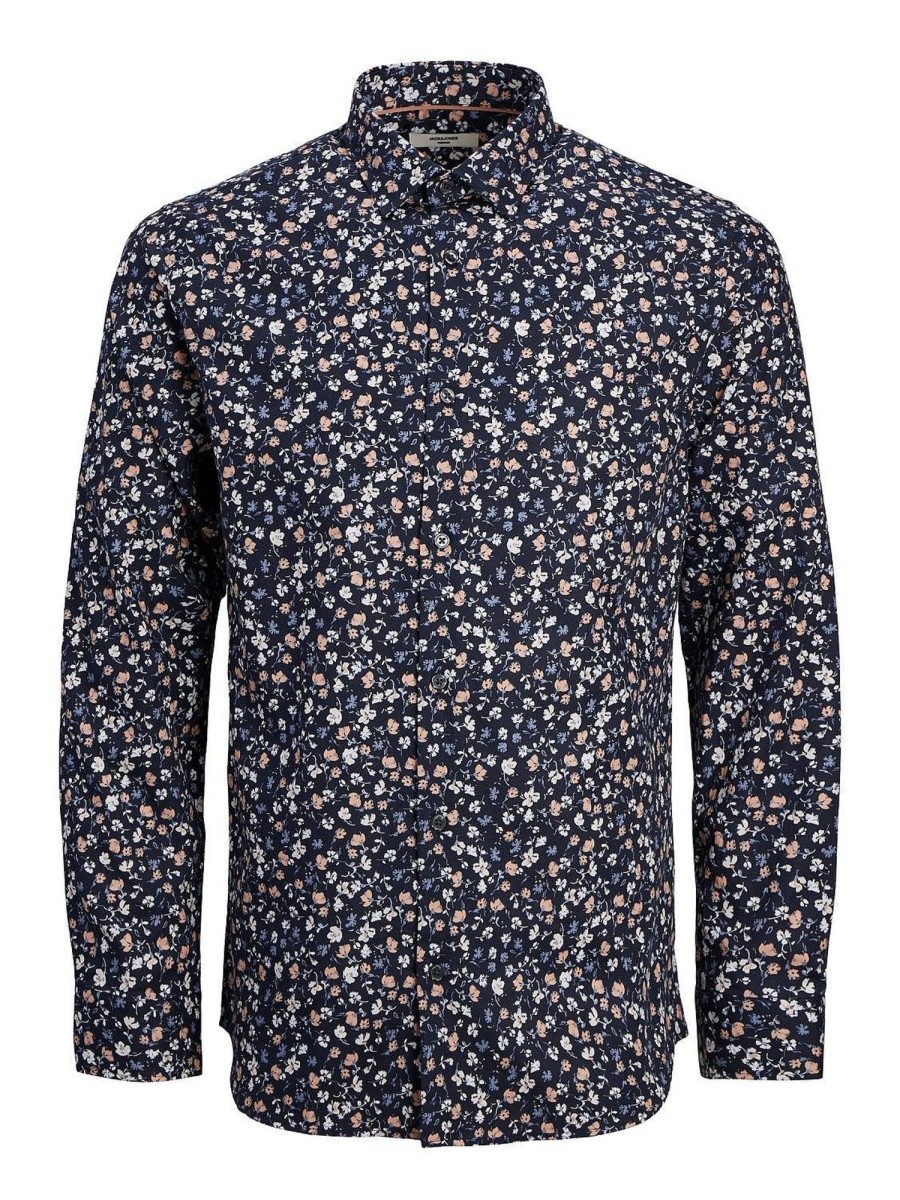 Uomo JACK & JONES Camicie | Nordic Print Shirt Confort Fit - Camicia Con Stampa