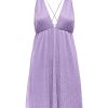 Donna ONLY Abiti E Vestiti | Onltinga S/L Shine String Dress - Abito Mini Glitter