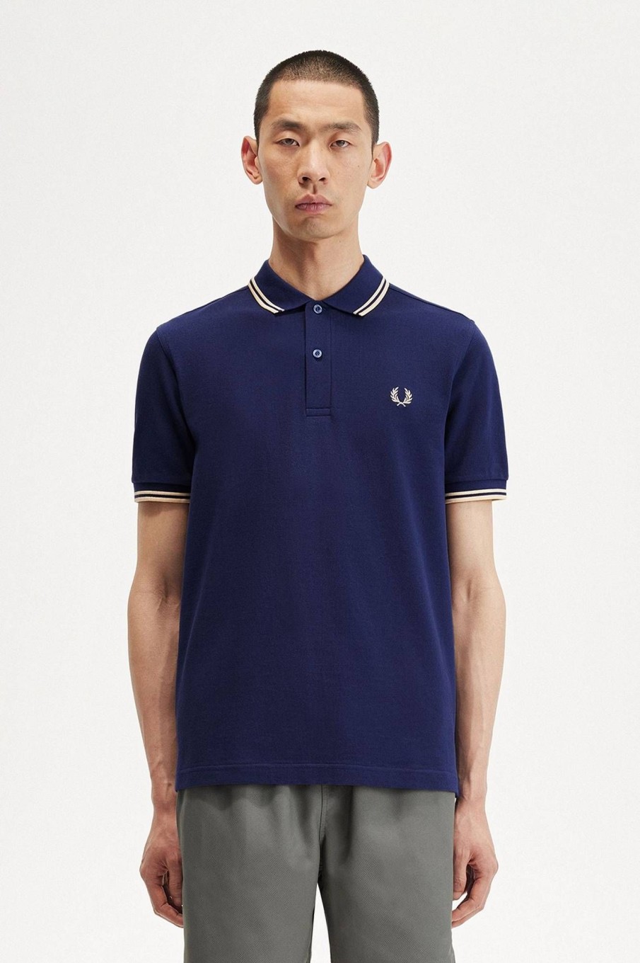 Uomo FRED PERRY Polo | Polo Manica Corta Slim Fit