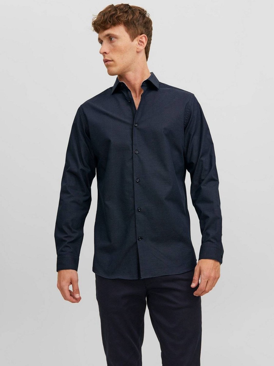 Uomo JACK & JONES Camicie | Parker Detail Shirt - Camicia Slim Fit