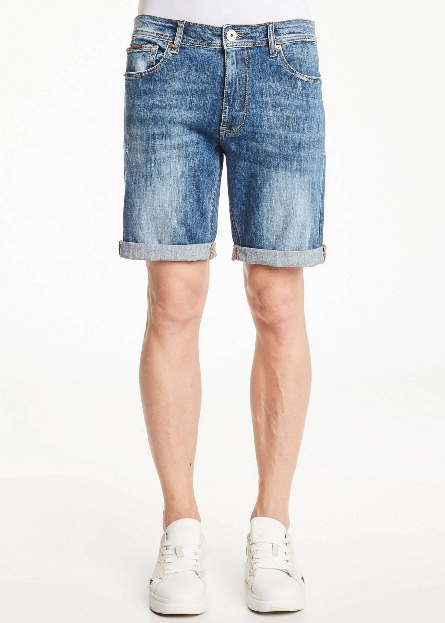 Uomo GAUDI' Bermuda | Bermuda Denim Stretch