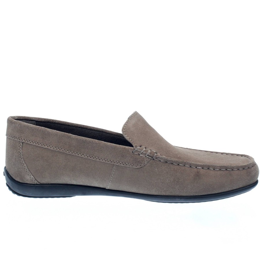 Uomo GEOX Mocassini | Ascanio - Mocassini Traspiranti In Suede