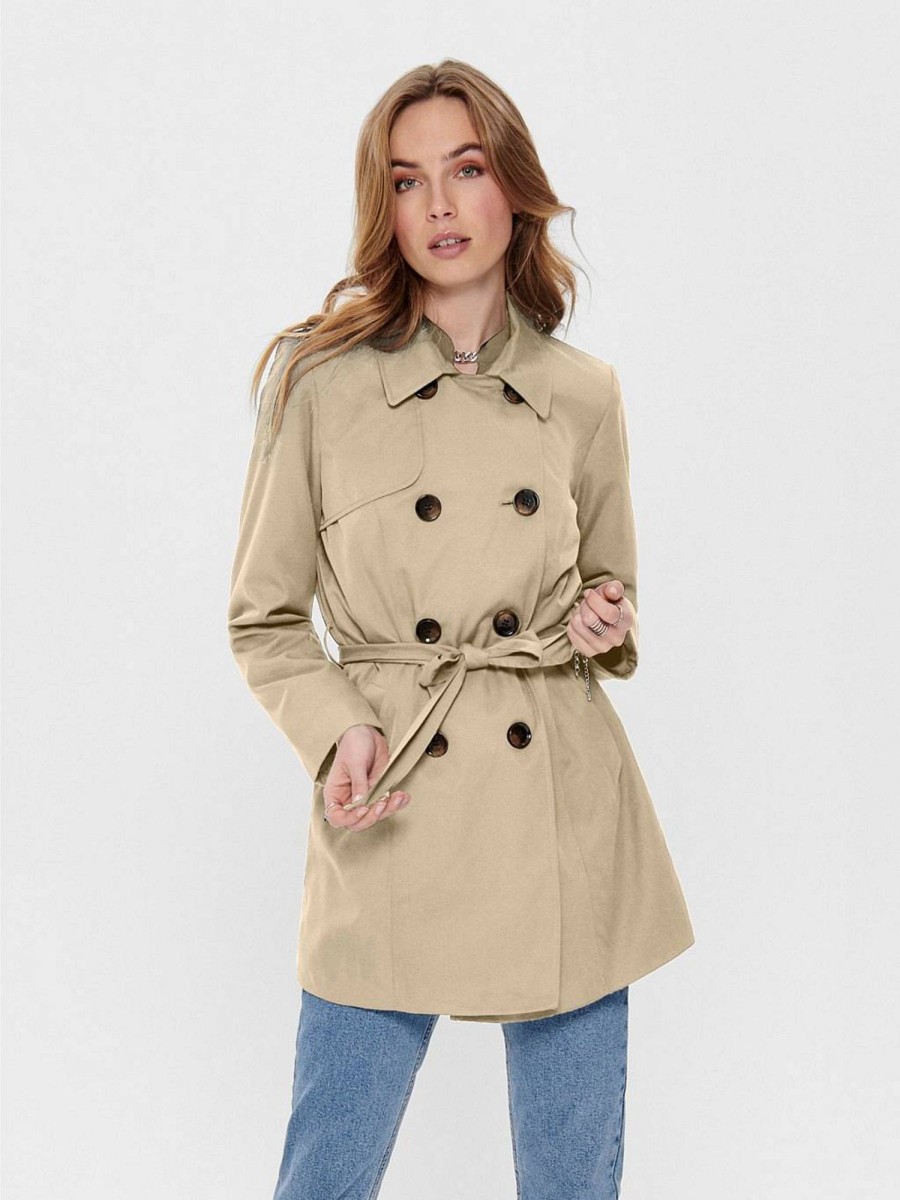 Donna ONLY Giubbotti E Cappotti | Valerie - Trenchcoat Cc Otw