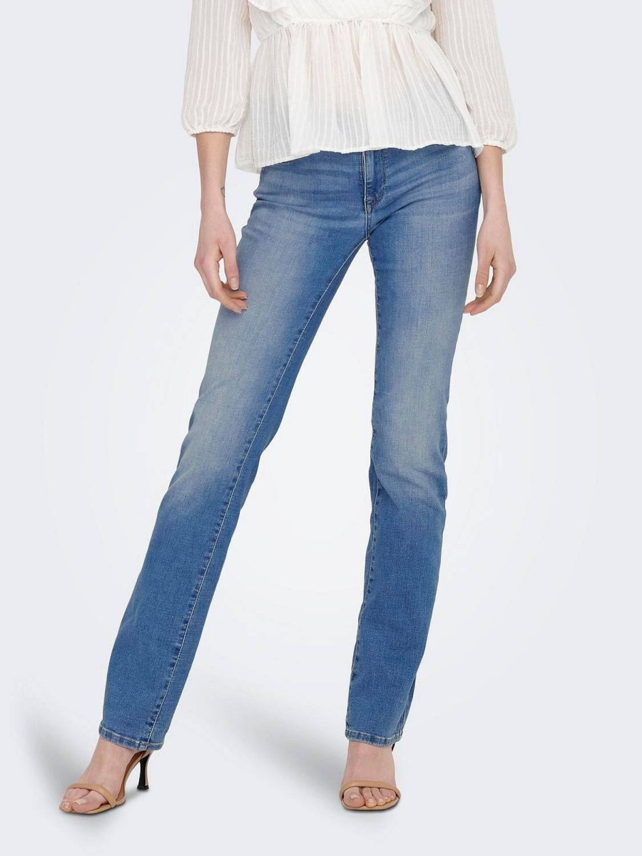 Donna ONLY Denim Jeans | Alicia Regular Straight - Jeans