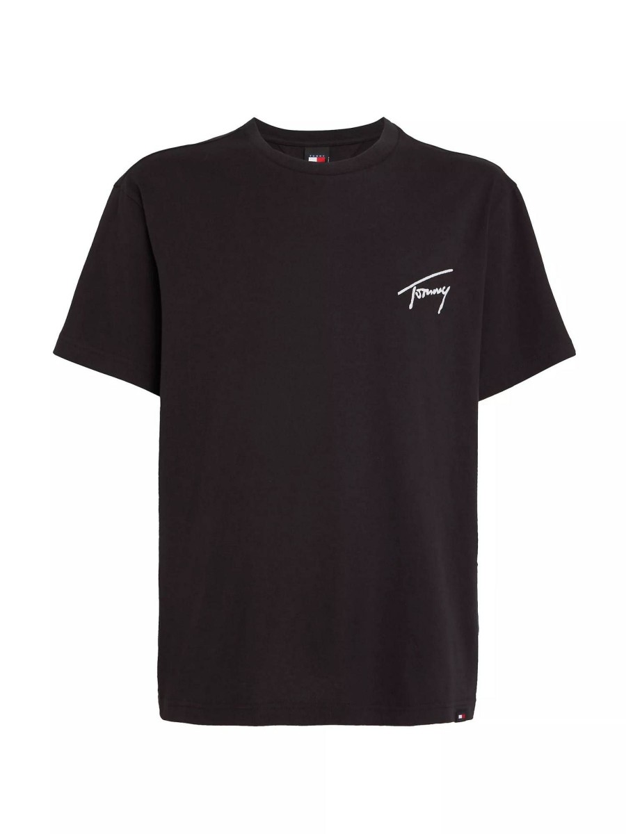 Uomo TOMMY HILFIGER T-Shirts | Reg Signature Tee Ext - T-Shirt Con Logo