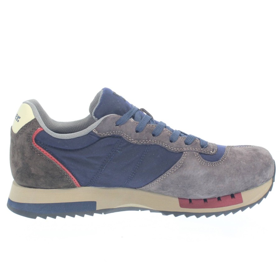 Uomo BLAUER Sneakers | Queens - Sneakers Basse In Suede