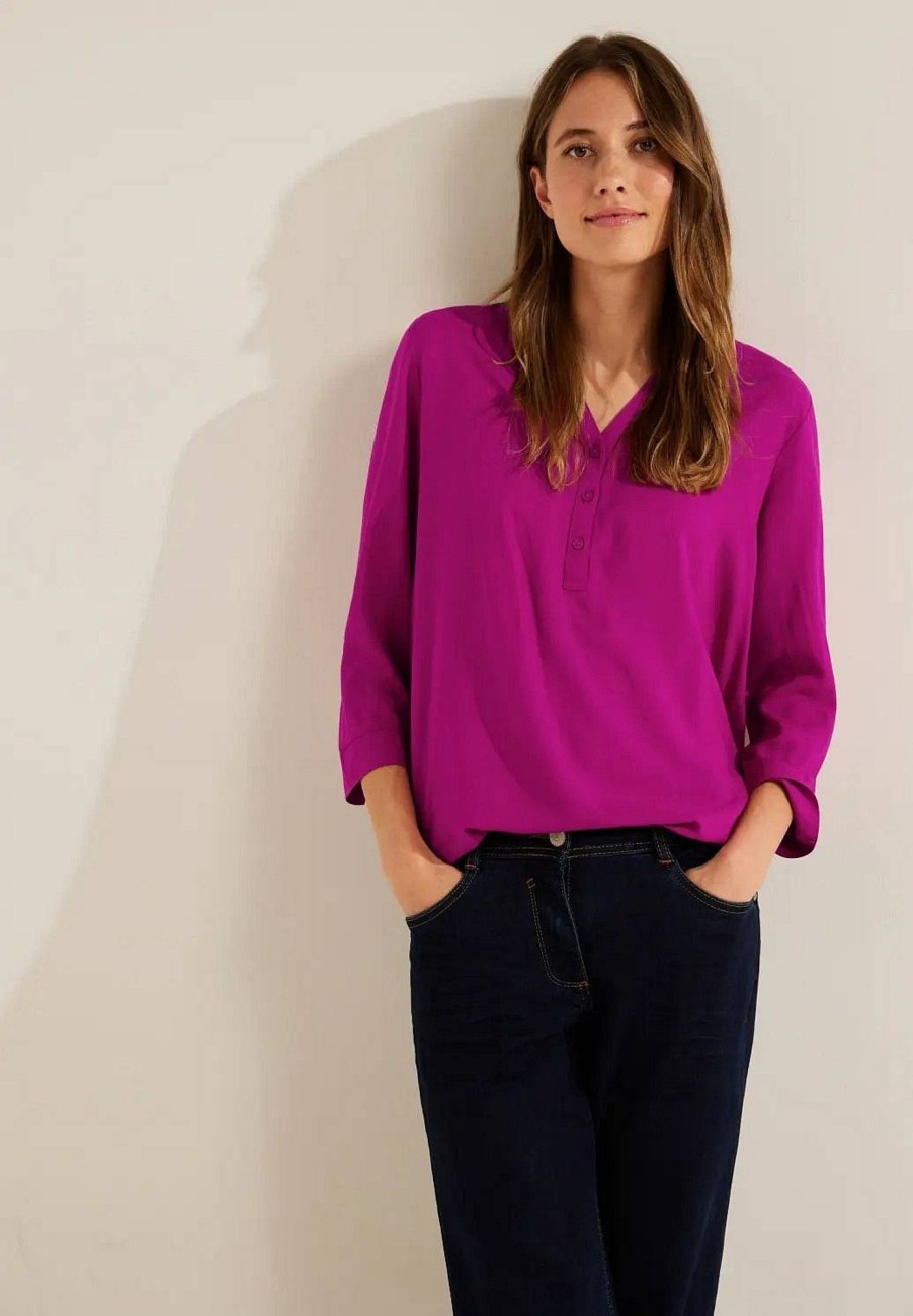 Donna CECIL Camicie | Solid Blouse - Blusa Con Maniche A 3/4