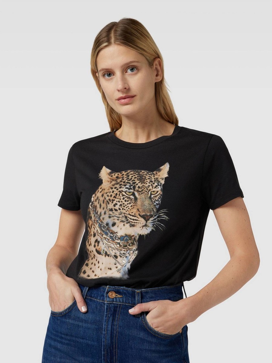 Donna GUESS T-Shirts | T-Shirt Leopard Jewel