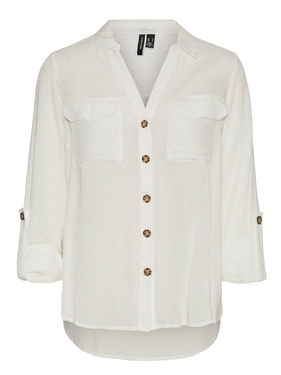 Donna VERO MODA Camicie | Bumpy L/S Shirt - Blusa