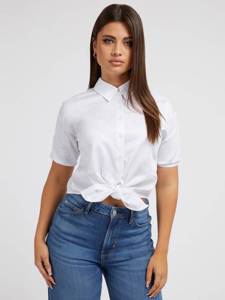 Donna GUESS Camicie | Bowed June Shirts - Camicia Con Nodo