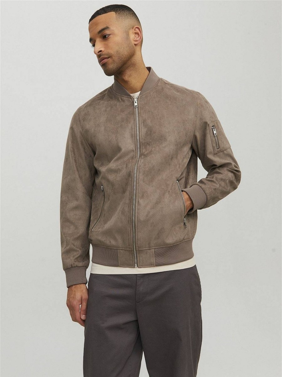 Uomo JACK & JONES Giubbotti E Cappotti | Rocky Jacket Suede - Giacca