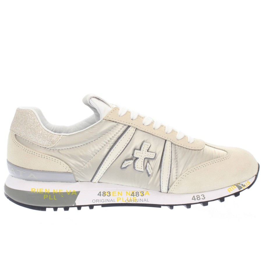 Donna PREMIATA Sneakers | Lucy - Sneakers Basse In Suede E Nylon