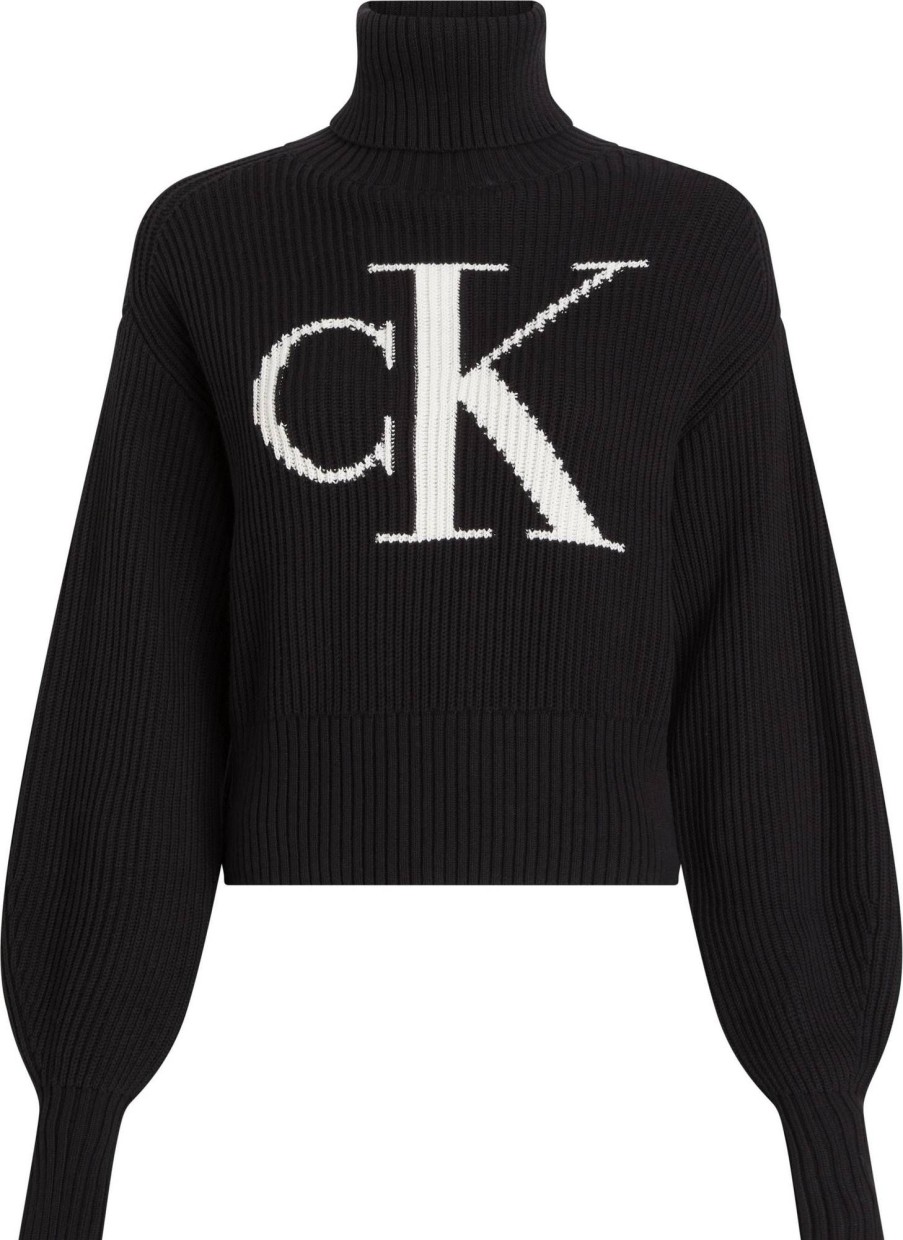 Donna CALVIN KLEIN JEANS Pullover E Cardigan | Blown Up Ck Loose Sweater - Maglione Collo Alto