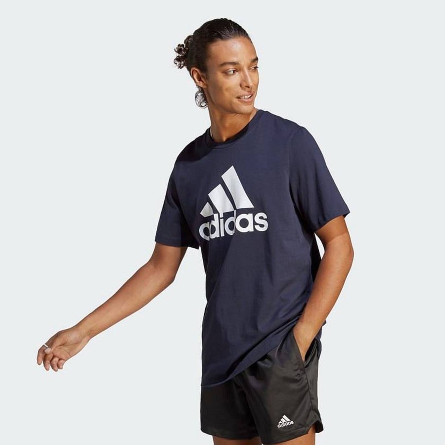 Uomo ADIDAS T-Shirts | Essentials Single Jersey - Tee Big Logo