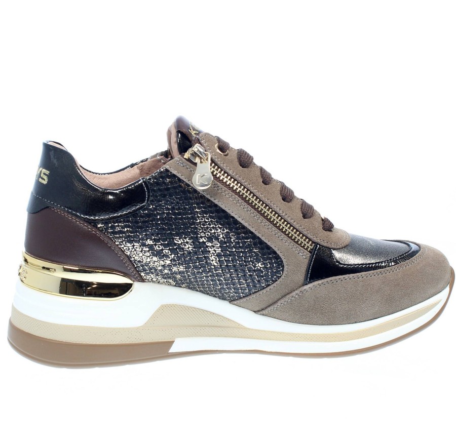 Donna KEYS Sneakers | Sneakers In Pelle Con Zeppa