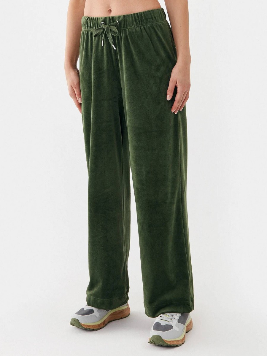 Donna ONLY Pantaloni | Rebel Wide Leg Pant - Pantaloni Da Tuta In Velluto