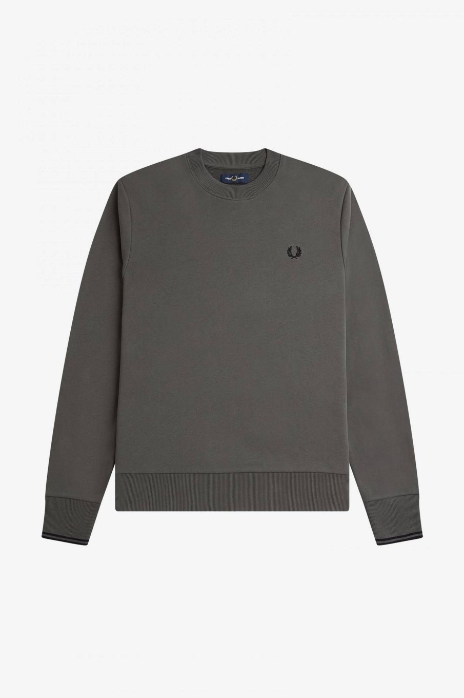 Uomo FRED PERRY Felpe | Felpa Girocollo Misto Cotone