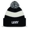 Uomo LEVI'S Cuffie | Gold Tab Beanie - Berretto Con Pon Pon