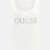 Donna GUESS Maglie E Top | Tank Top Colorful Logo - Canotta Logo In Strass