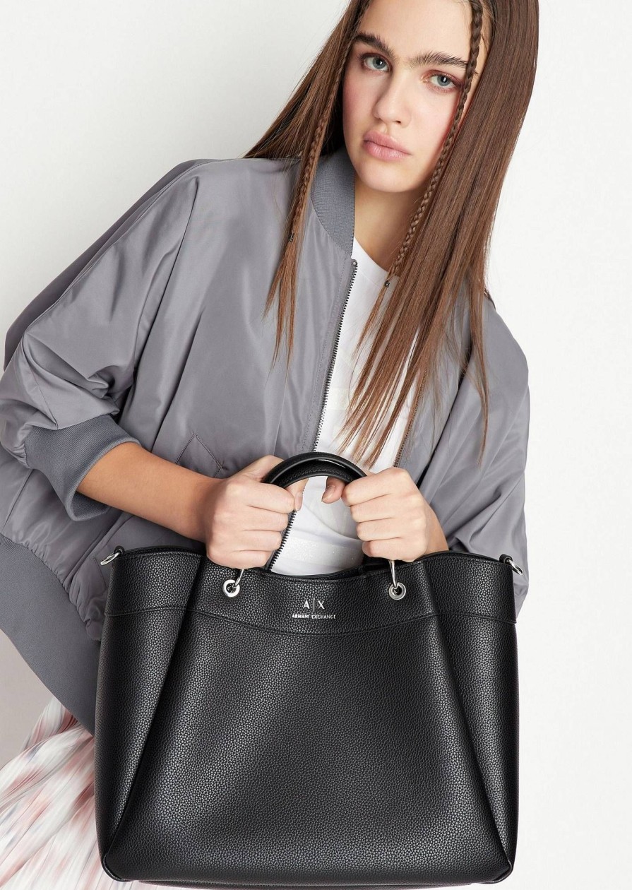 Donna ARMANI EXCHANGE Borse A Mano | Shopper Large - Borsa A Mano Con Tracolla