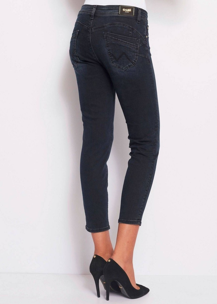 Donna GAUDI' Denim Jeans | Jeans Skinny Cropped