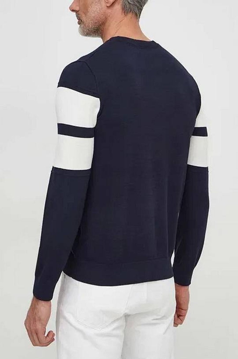 Uomo GUESS Maglieria | Bruno Cn Logo Sweater - Maglione