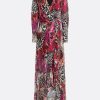 Donna GUESS Abiti E Vestiti | Long Dress Luana - Abito Lungo Animalier