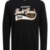 Uomo JACK & JONES T-Shirts | Logo Tee Ls O Neck - T-Shirt A Manica Lunga