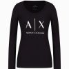 Donna ARMANI EXCHANGE T-Shirts | T-Shirt A Manica Lunga Con Logo