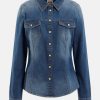 Donna GUESS Camicie | Slim Fit Shirt - Camicia Di Jeans