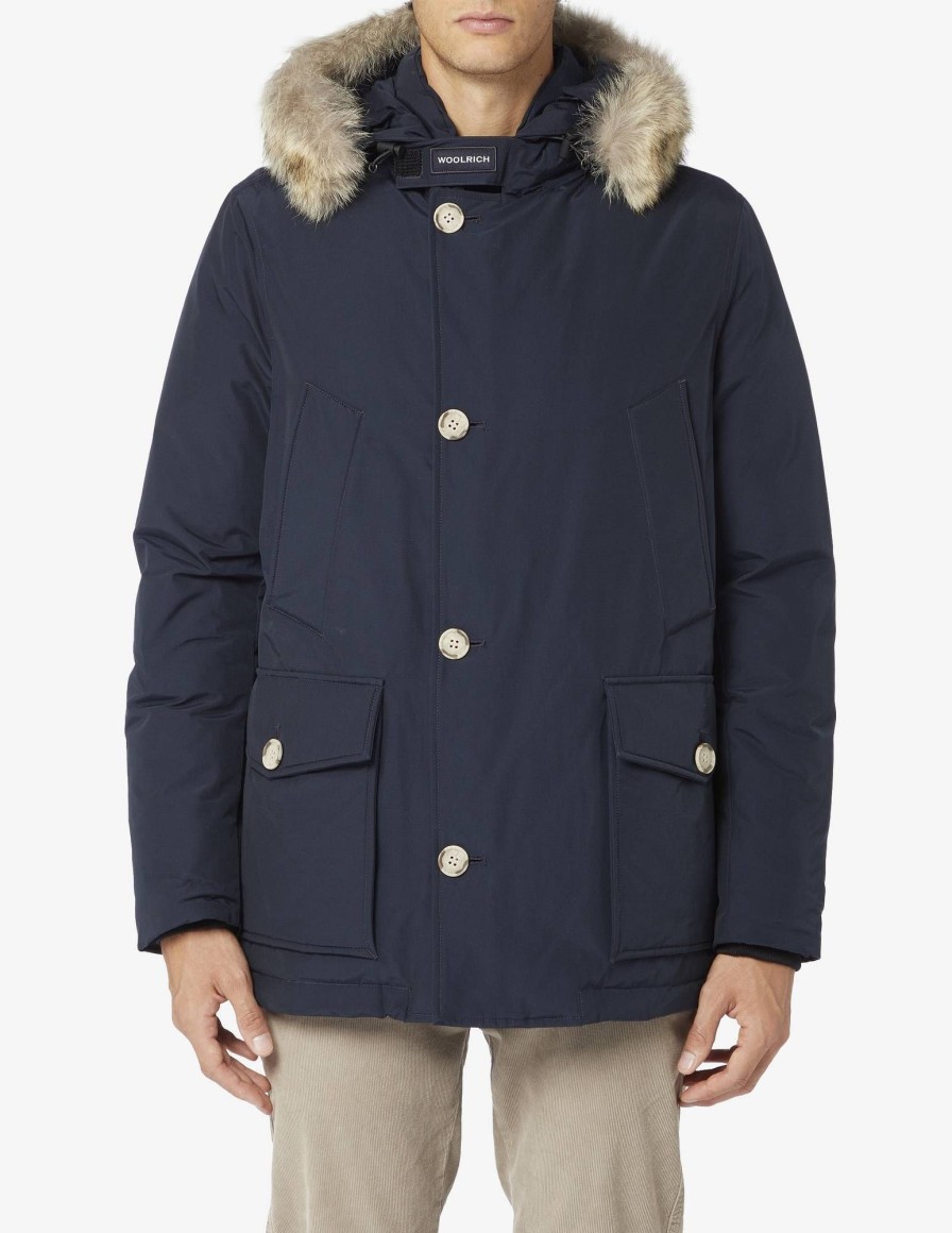 Uomo WOOLRICH Giubbotti E Cappotti | Arctic Anorak Fur - Parka Con Pelliccia