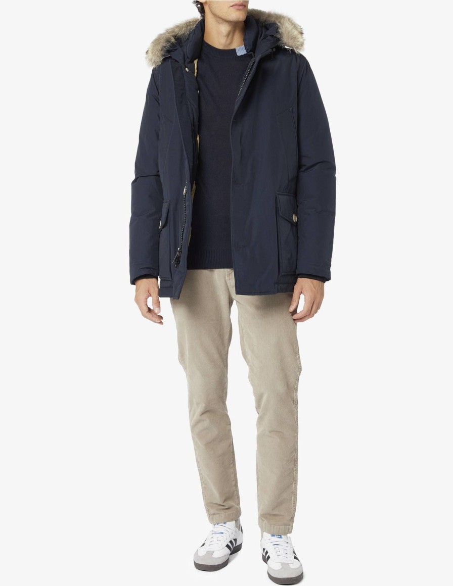 Uomo WOOLRICH Giubbotti E Cappotti | Arctic Anorak Fur - Parka Con Pelliccia