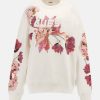 Donna GUESS Felpe | Corine Cn Sweatshirt - Felpa Floreale Con Logo