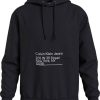 Uomo CALVIN KLEIN JEANS Felpe | Ck Address Logo Hoodie - Felpa Con Cappuccio