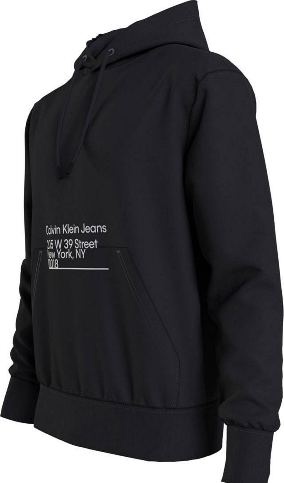 Uomo CALVIN KLEIN JEANS Felpe | Ck Address Logo Hoodie - Felpa Con Cappuccio