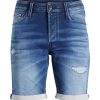 Uomo JACK & JONES Bermuda | Rick Icon - Shorts In Denim