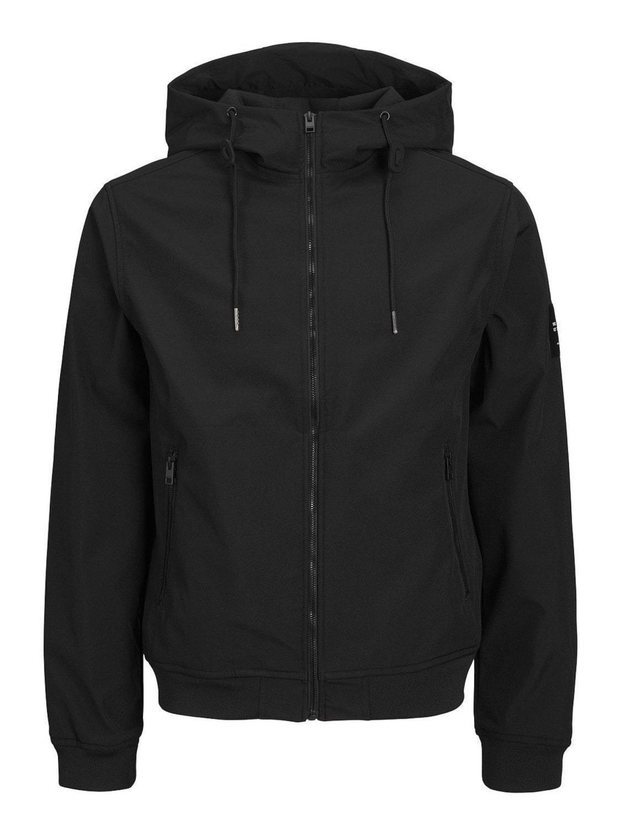 Uomo JACK & JONES Giubbotti E Cappotti | Basic Softshell Hood - Giacca