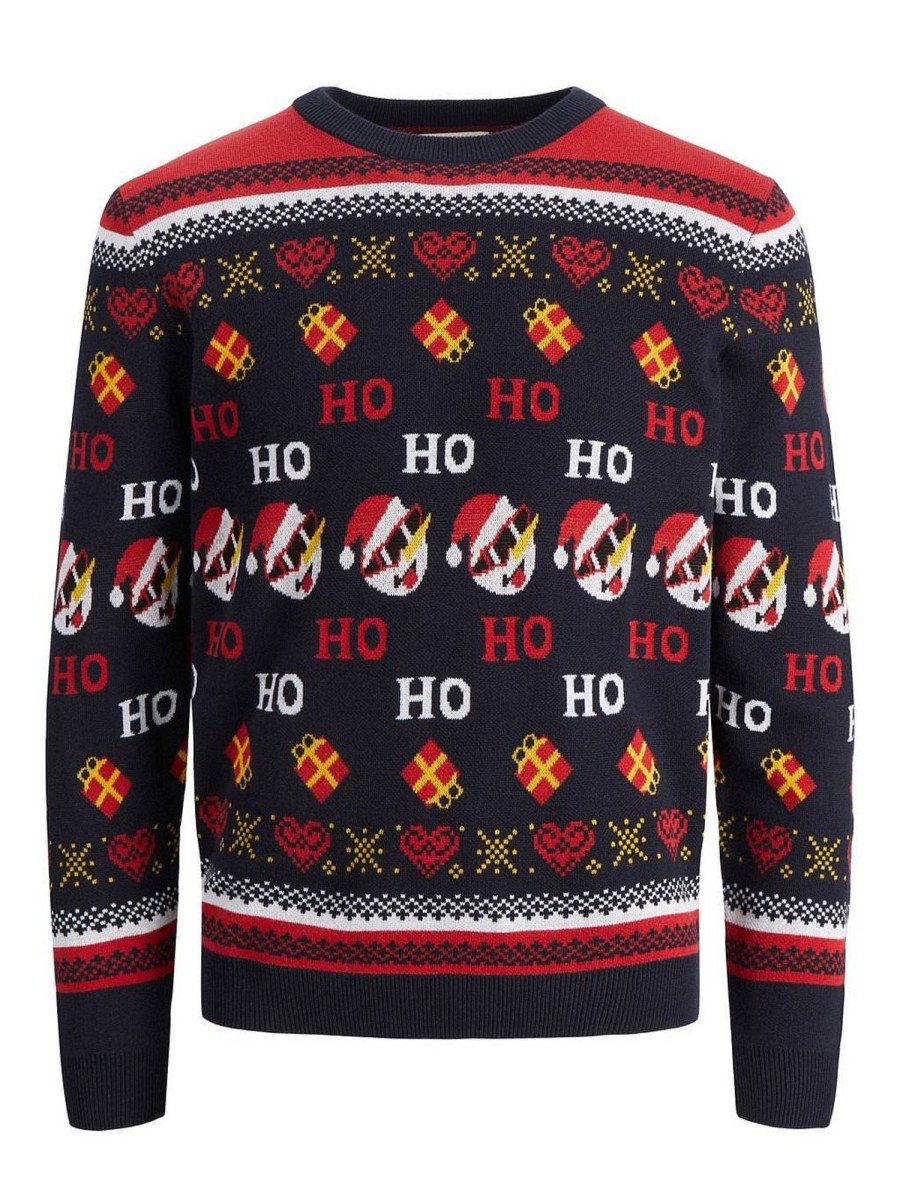 Uomo JACK & JONES Maglieria | Christmas Knit - Pullover Natalizio